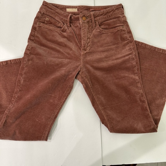 Pilcro Denim - Pilcro Anthropologie Womens Jeans 26 Pink Corduroy Pant Slim Boyfriend Academia